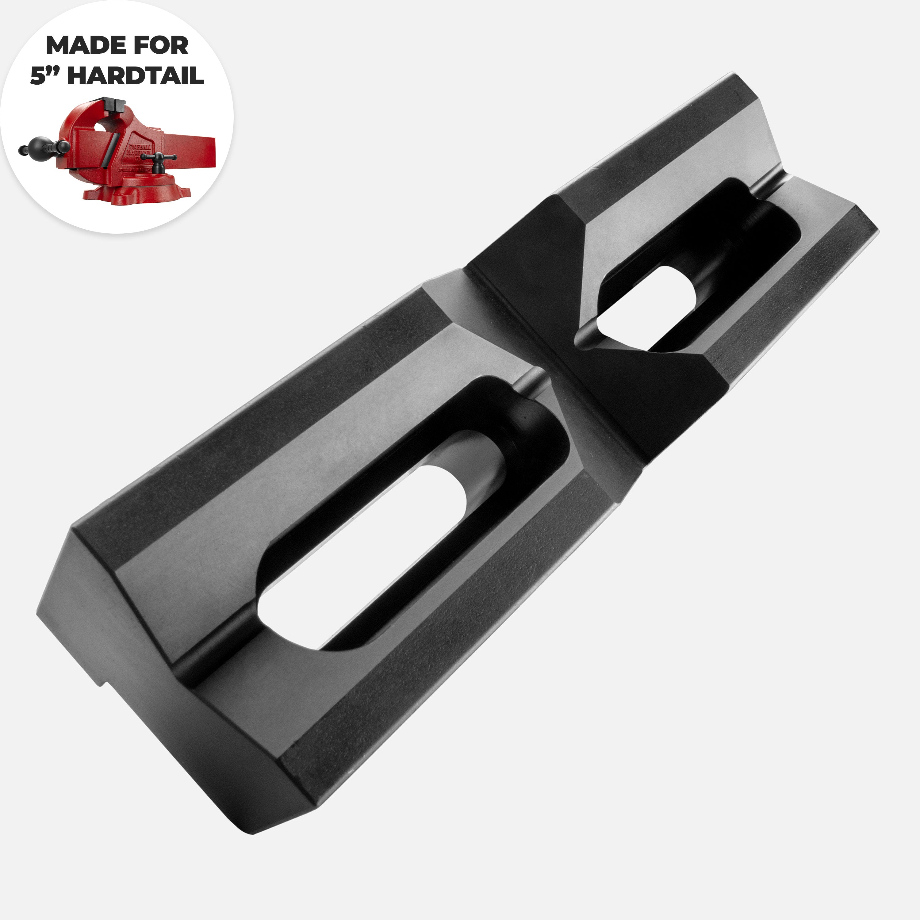 Hardened V Jaws For 5" Hardtail Vise HTV510 (Single Jaw)