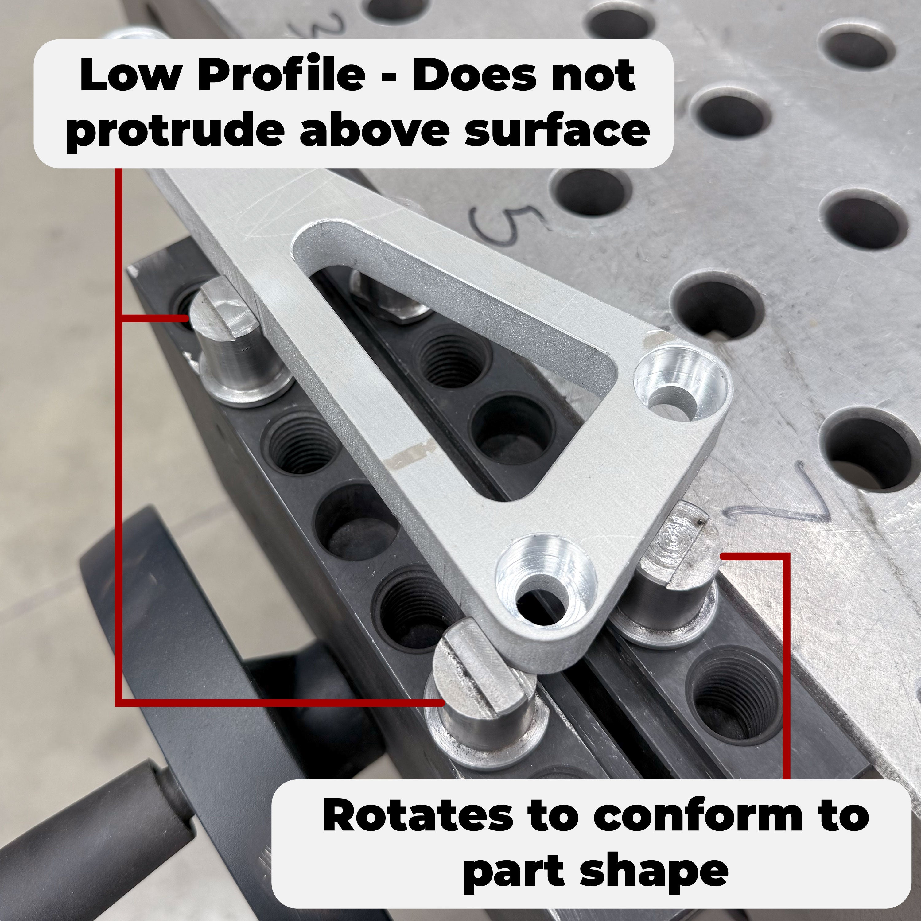 Work Holding Pins for Sidekick Vise -3/4" System