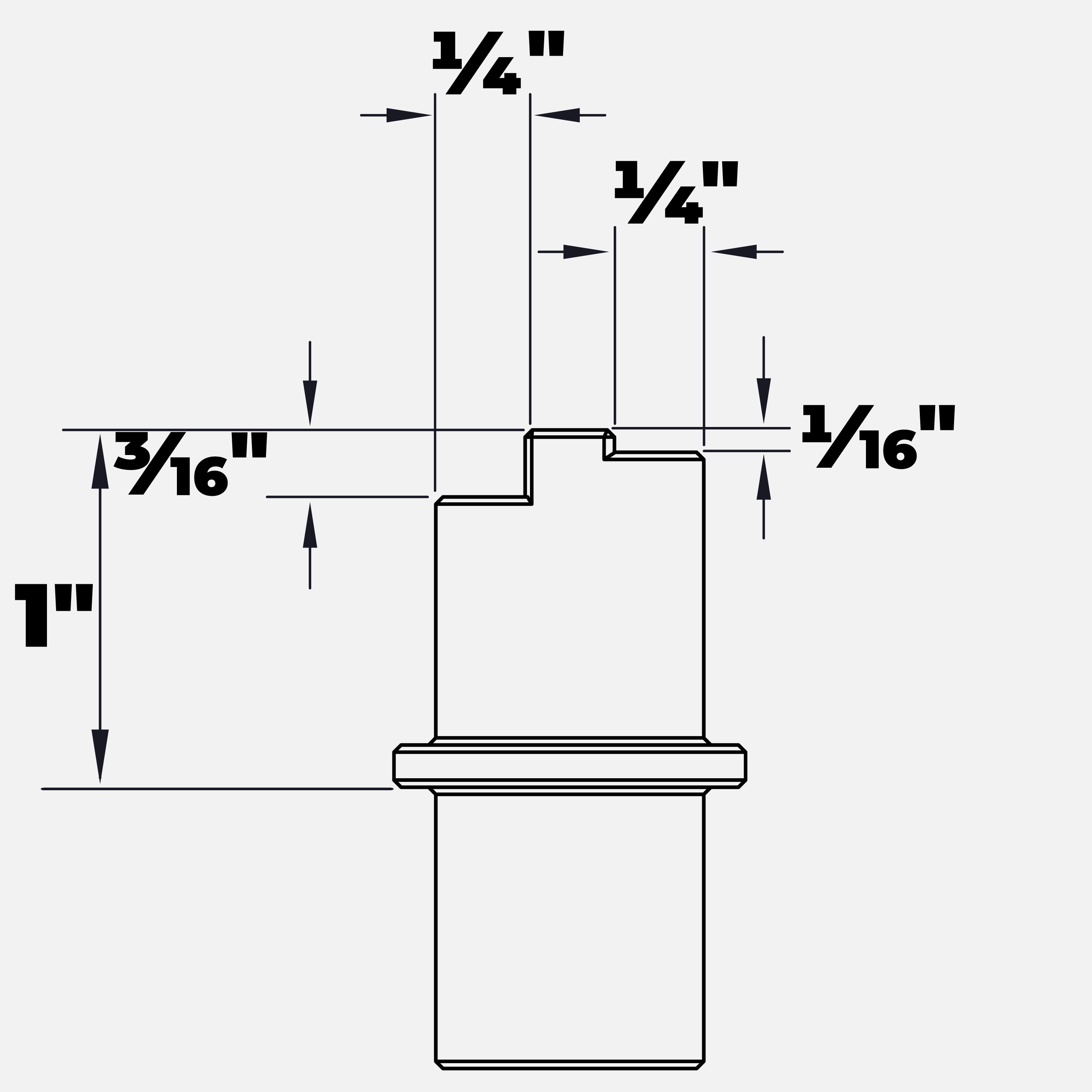Work Holding Pins for Sidekick Vise -3/4" System