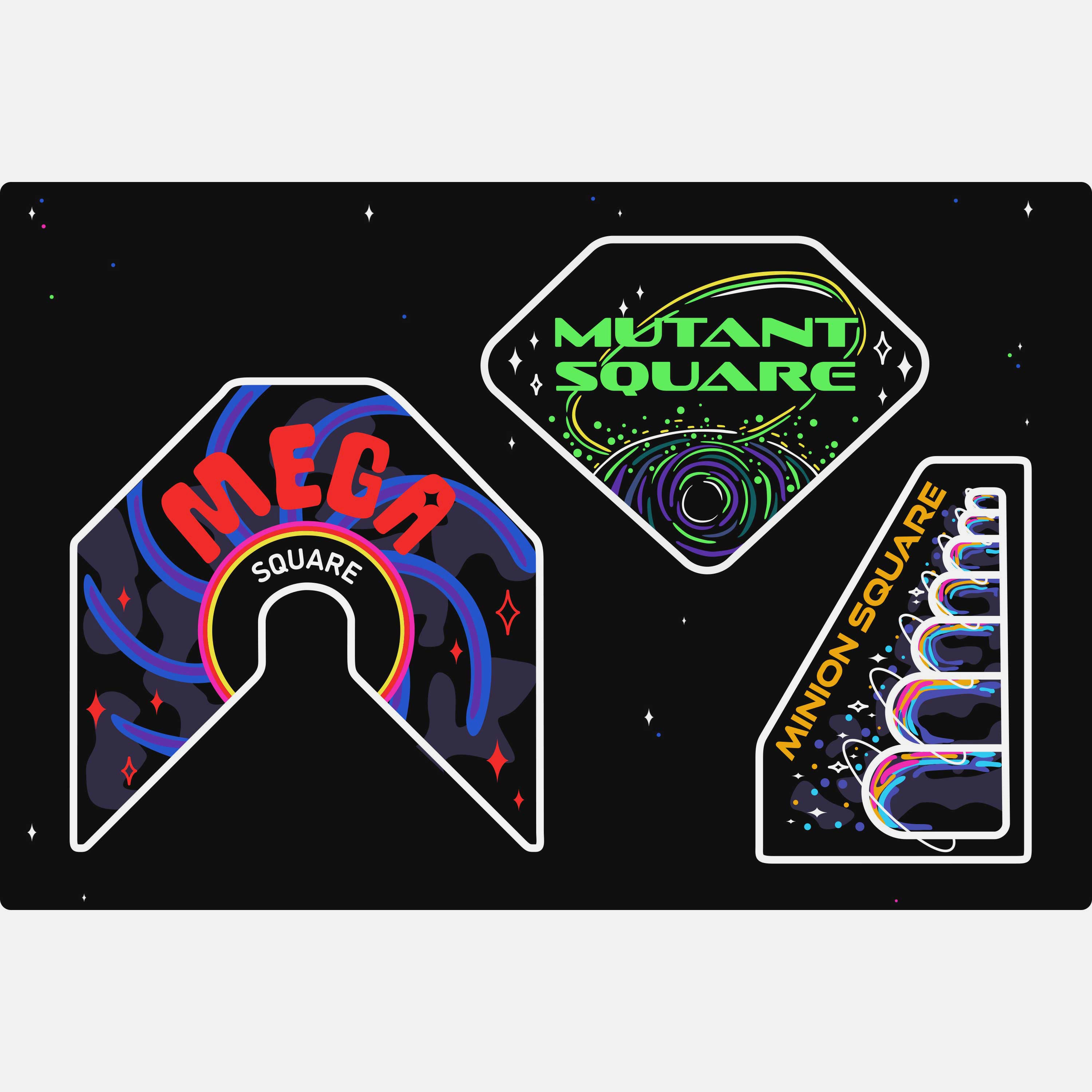 Fireball Galactic Stickers (2 Pack)