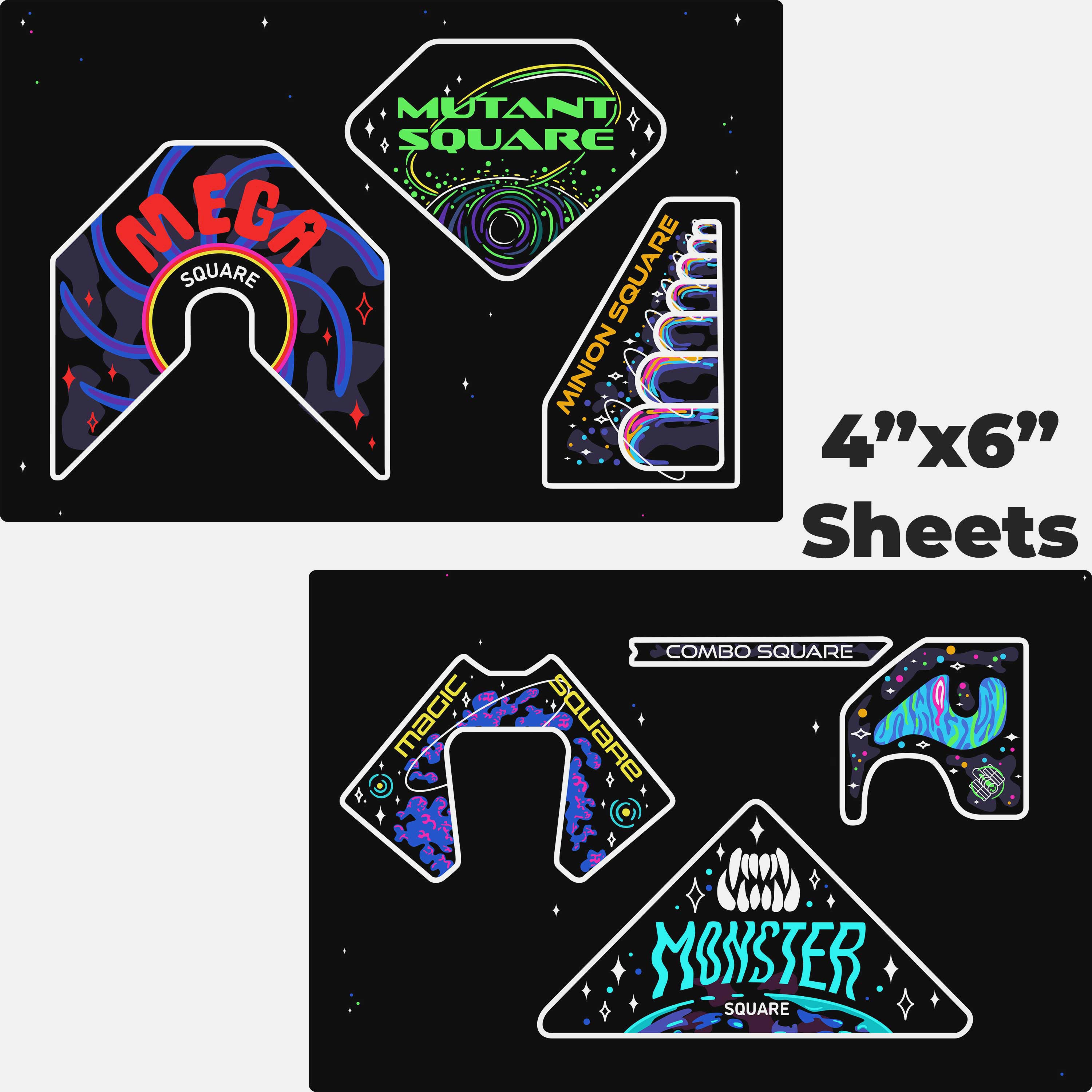 Fireball Galactic Stickers (2 Pack)