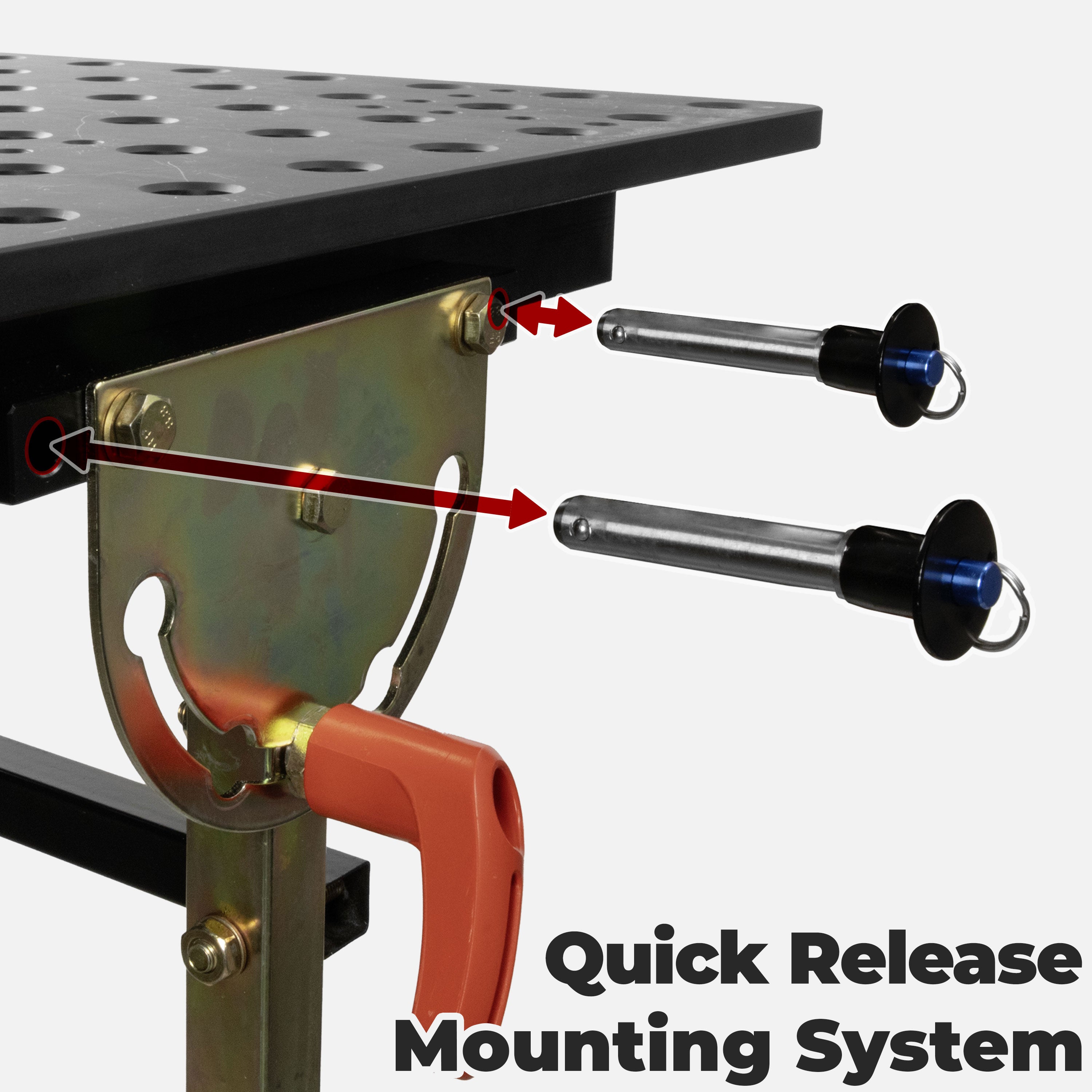 The Marauder Welding Fixture Table 2' x 1.7' (24" x 20" x ½")