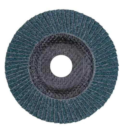 5" x 7/8" A.H. POLIFAN® Flap Disc - Z PSF EXTRA STEELOX, Zirconia, 80 Grit, Flat (5pc)